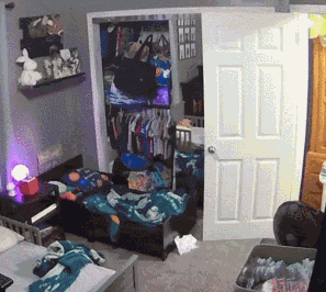 哈！不愧是我，成功把妈咪锁在外面了！好耶！👶.gif
